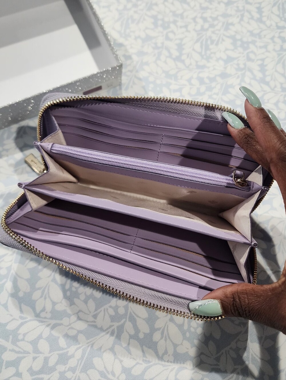 Kate Spade Glitter Large Continental Wallet - Picture 3 of 6